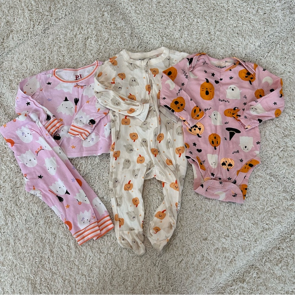 Halloween Baby Pajamas Bundle